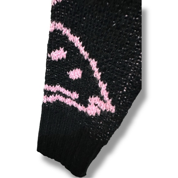 234 NovaKids | NWT “Mini Always Smiles” Black Smiley Sweater (Size 4/5) - Picture 6 of 15